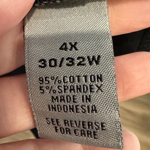 NEW - Catherines Suprema® Teardrop Tee - Black 4X - Picture 5 of 7